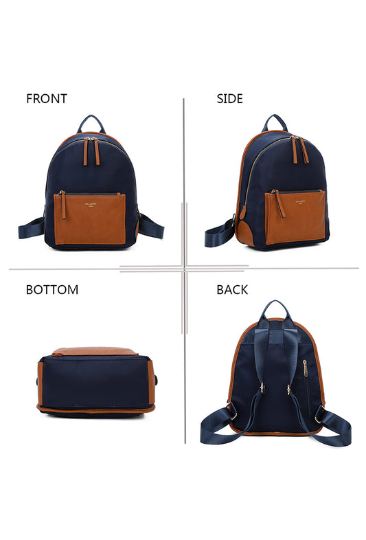 Ladies Girls Backpack PU Leather Shoulder School Bag Travel Rusksack Backpack image 1