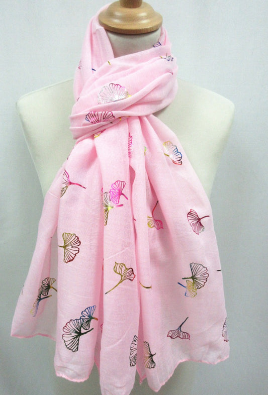 Ladies Womens Multicolor Flower Pattern Scarf Wrap Wide Shawl Neck Scarves image 0