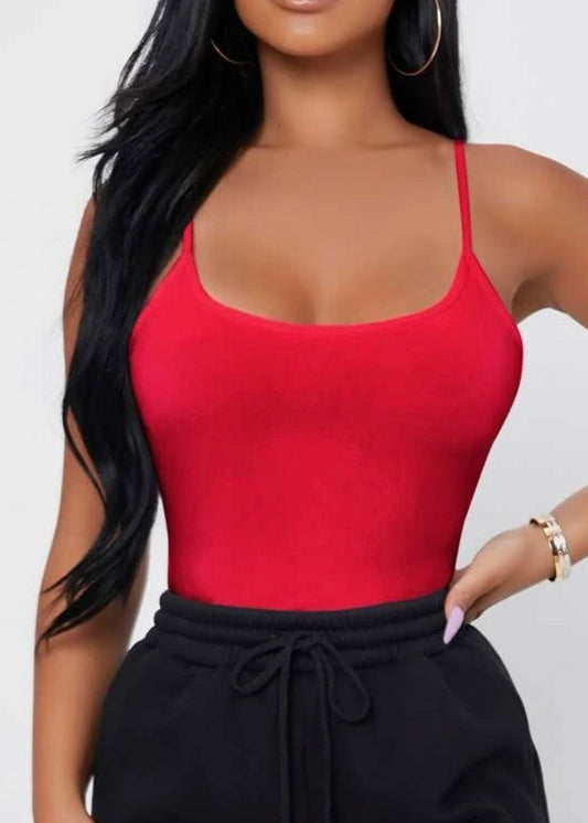 Women's Summer Basic Camisole Strap Scoop Neck Tank Top Plain Vest In Multicolor image 1