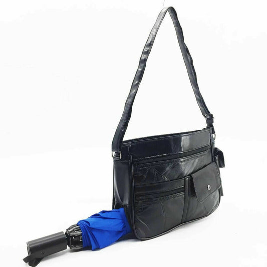 Ladies Soft Handbag Umbrella Pocket Lightweight Bag Office Work Shoulder Bag image 1