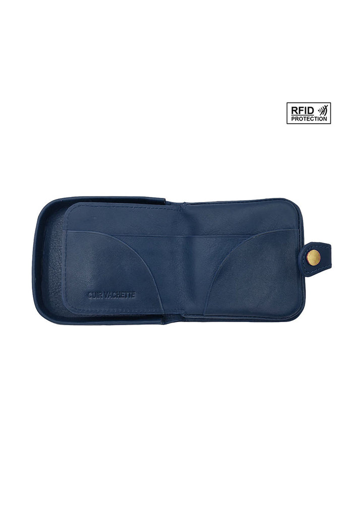 Leather Coin Tray Real Wallet Change Handy Pocket Fit Pocket Men Purse With Box image 5