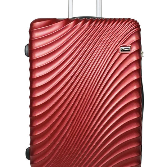 3 Suitcases ABS Set Lightweight Travel Bag Multi Pockets Luggage 4 Wheels image 1