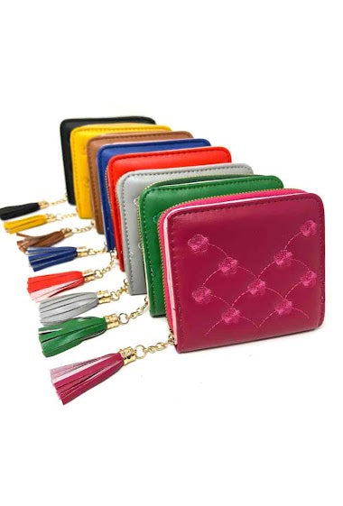 Woman Wallet Purse Multi colour travel purse Ladies soft leather organiser purse image 0