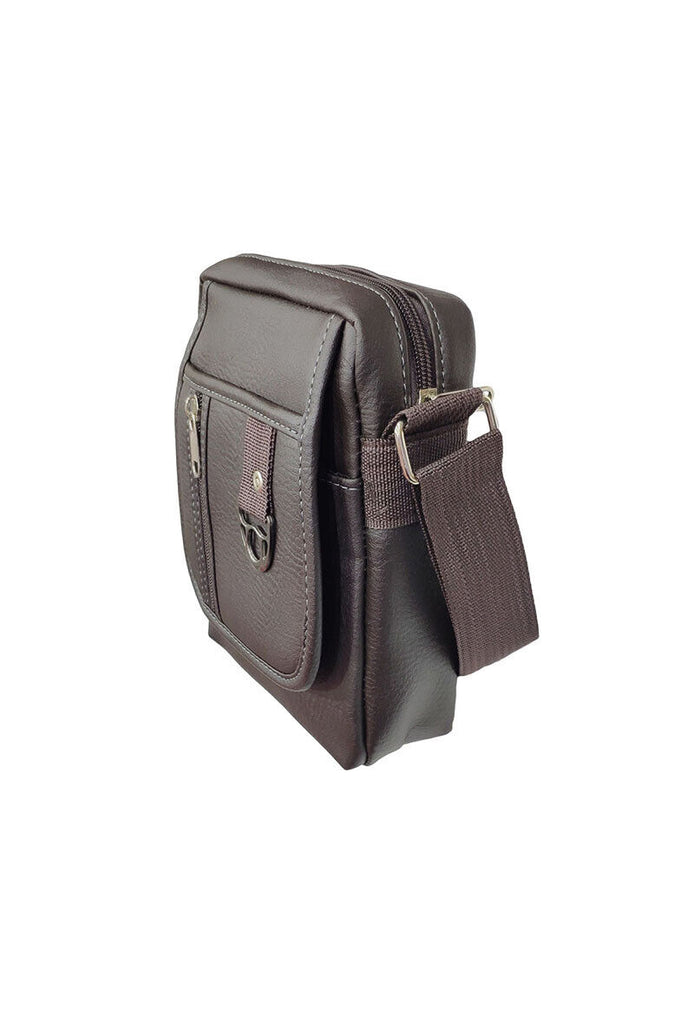 Men's Messenger Bag Shoulder Strap Travel Holiday Bag Card Coin Pouch image 2