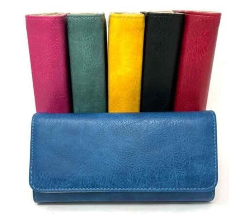Woman Wallet Purse Multi colour travel purse Ladies soft leather organiser purse image 1