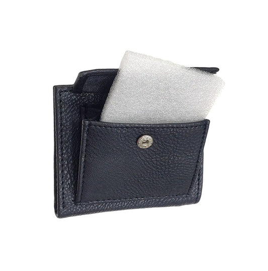 Mens Black Wallet Coin Purse Stylish Comfortable Small Money Wallet Travel Pouch image 1
