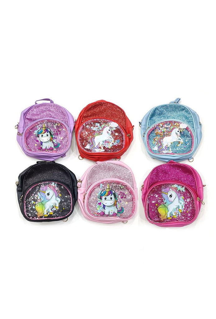 Unicorn Children's Backpack Holiday School Travel Bag Multi Pockets Kids Bag image 2
