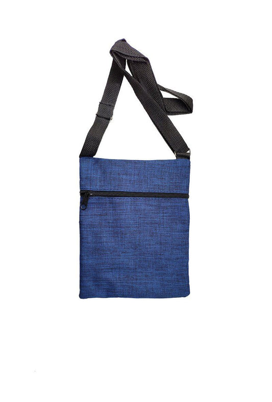 Unisex Flat Canvas Shoulder Cross Body Bag Work Utility Handbag Messenger Bag image 1