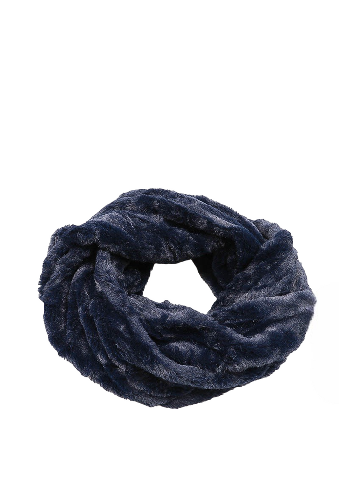 Women's Fur Scarf Soft Winter Snood Wrap Shawl Lightweight Neck Warmer Scarf image 4