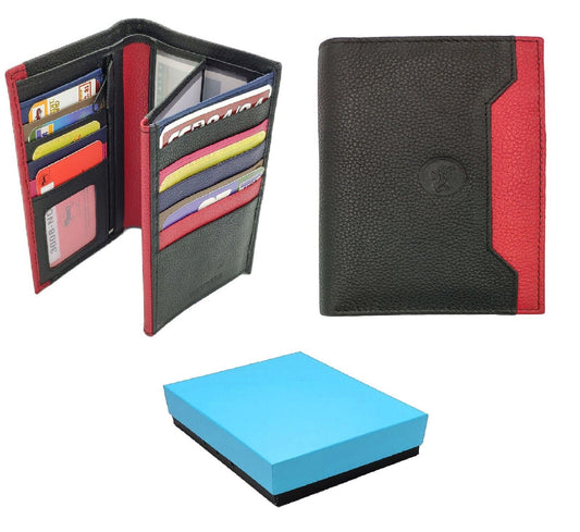 Men's Leather Wallet Credit Card , Photo I.D Holder Money Wallet Coin Purse image 0