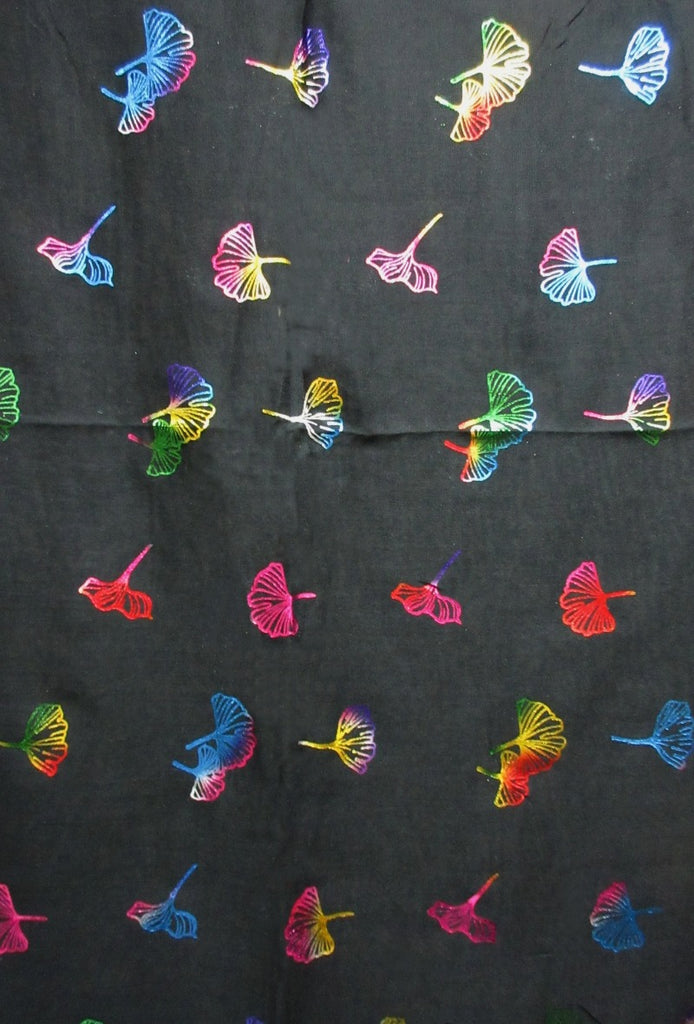 Ladies Womens Multicolor Flower Pattern Scarf Wrap Wide Shawl Neck Scarves image 4