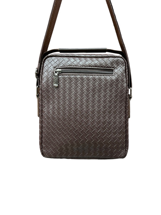Men Leather Handbags Shoulder Bags Messenger Business Bag Crossbody Bag image 1