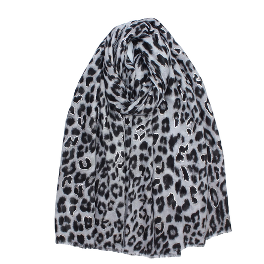 Women’s Scarf Leopard Print Scarves Printed Ladies Shawl Scarf Animal Print Scar image 1