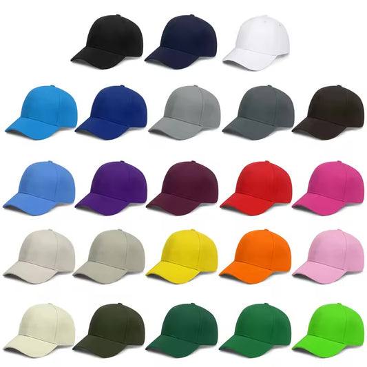 Mens Womens Baseball Cap Adjustable Plain Adults Summer Classic Sports Sun Hat image 0