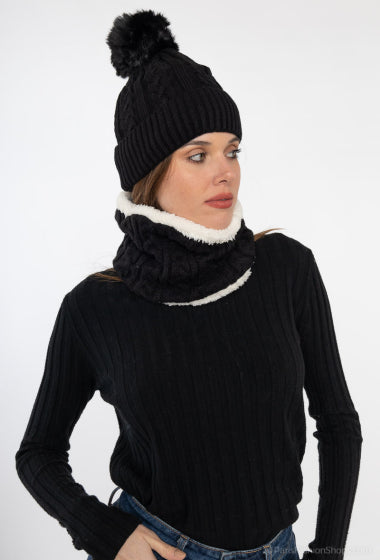 Women's Neck Warmer Extra Warm Soft Winter Stylish Comfortable Black Warmer image 1