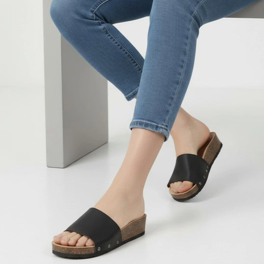 Ladies Mules Slippers High platform image 1
