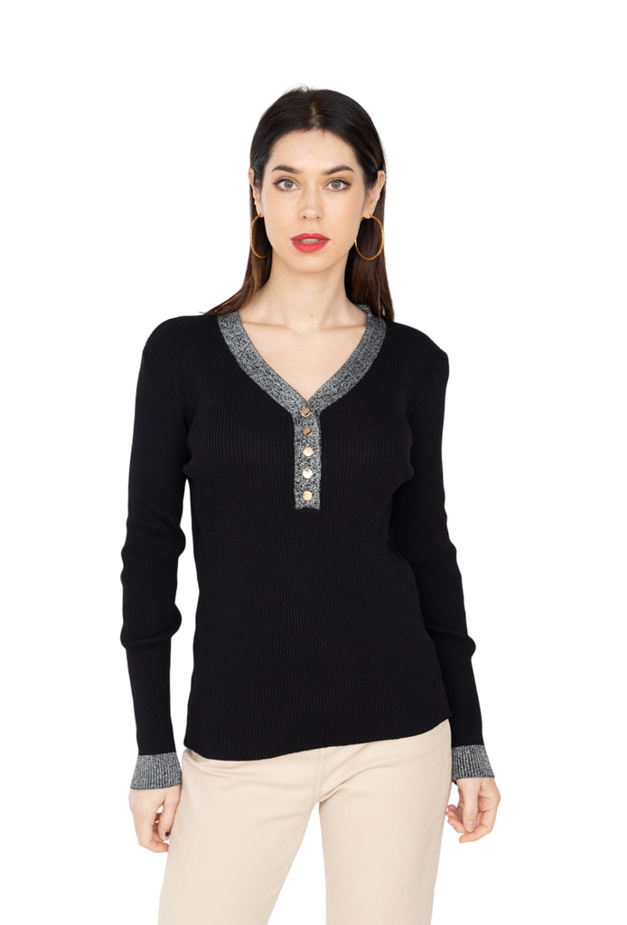 Ladies Top Pullover Sweater Top Fitted Jumper Women’s Light Warm Top Sweater image 11