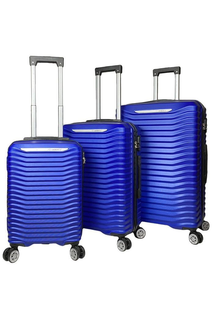 Set Of 3 Suitcases Travel Bags Lightweight Suitcase Four Wheels Multi pockets image 4