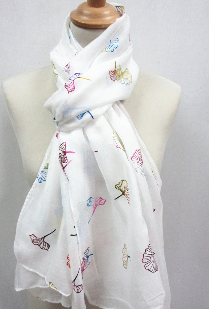 Ladies Womens Multicolor Flower Pattern Scarf Wrap Wide Shawl Neck Scarves image 6