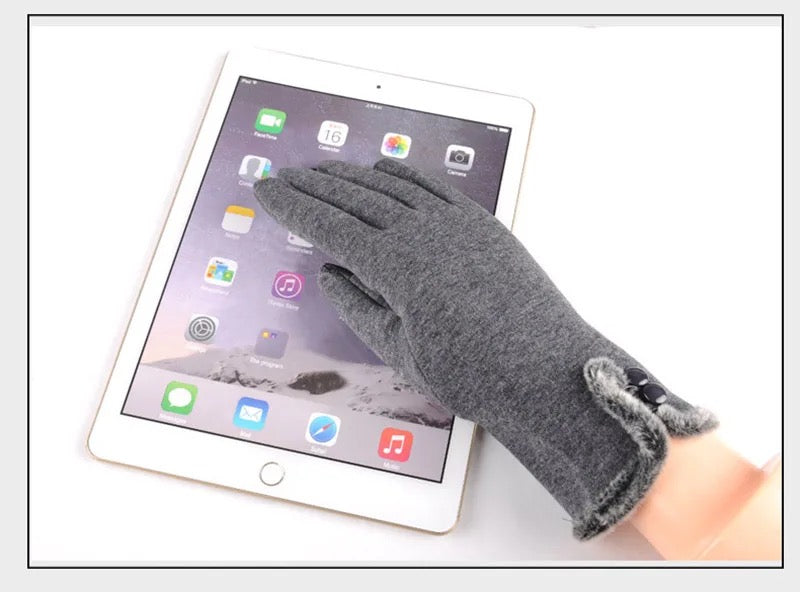 Women Touch Screen Winter Gloves Fleece Thick Warm Comfy Soft Fur Lined Thermal image 9