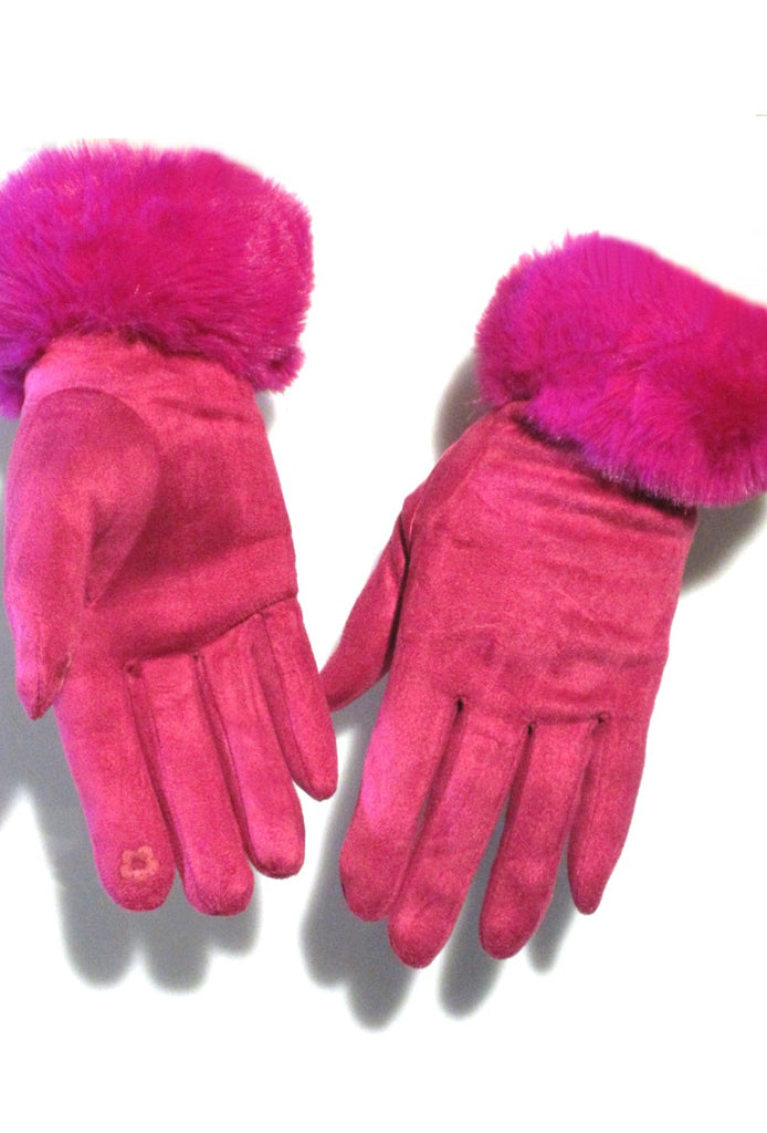 Women's Gloves Fur Touchscreen Soft Glove Thick Warm Winter Gloves image 8