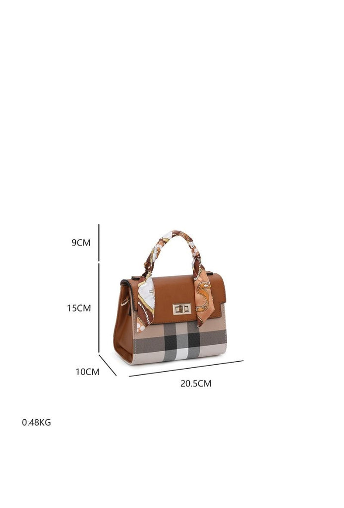 Ladies Women's Handbag Stylish Party Travel Bags Holiday Comfortable Brown Bag image 2