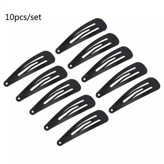 10Pcs Black Hair Clips Girls Hairpins Headbands Hairgrips Hair Accessories Clips image 0