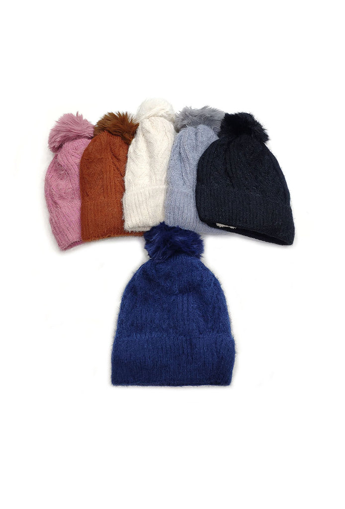 Women's Beanies Soft Warm Hat Ski Winter Cap Knit Ladies Tharmal Hat image 0