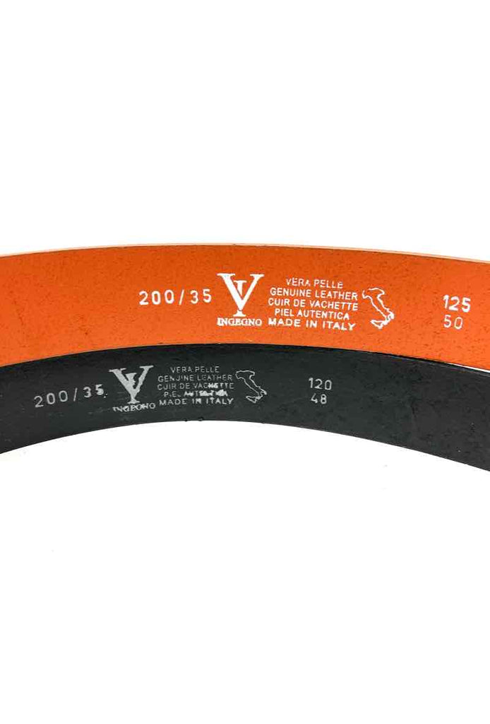 Mens Italian Real Leather Belt Trouser Jeans Buckle Belts Black Camel Belts image 2