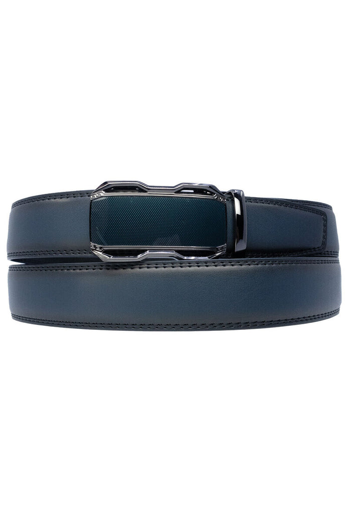 Men’s Automatic 100% Genuine Cow Leather Belt Adjustable Durable Stylish Belt image 2