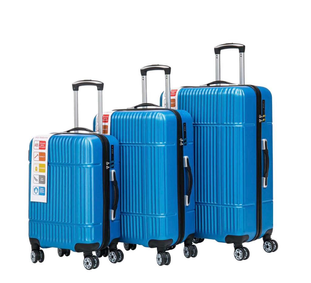 Suitcase Set Travel Luggage Trolley 4 Wheel Lightweight Hard Shell ABS Case Set image 6