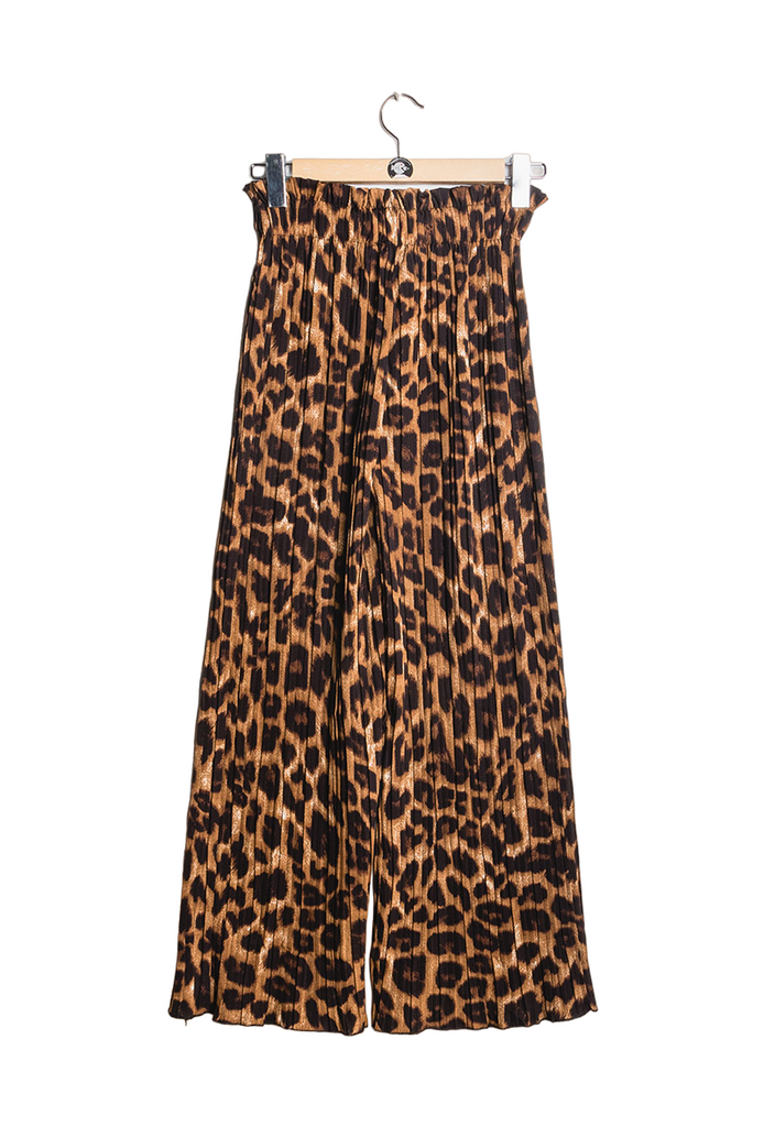 Women's Trousers Animal Print Harem Pants Holiday Trouser Leopard Wide Leg Pants image 7