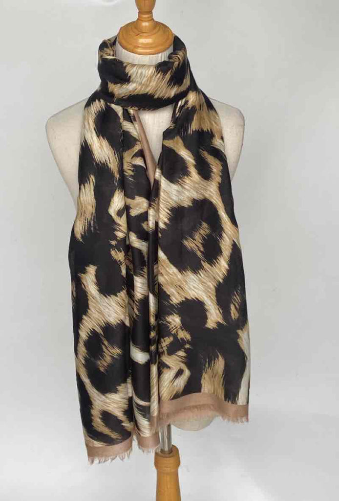 Women's Printed Scarf Soft Shawl Wrap Long Neck Animal Print Scarf Scarves image 0
