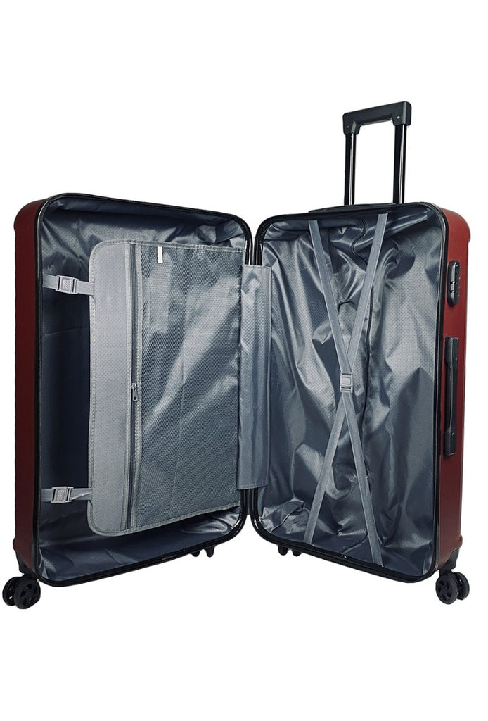 Set of 3 Suitcases Travel Bags Comfortable Lightweight 4 Wheels Multiple Pockets image 14