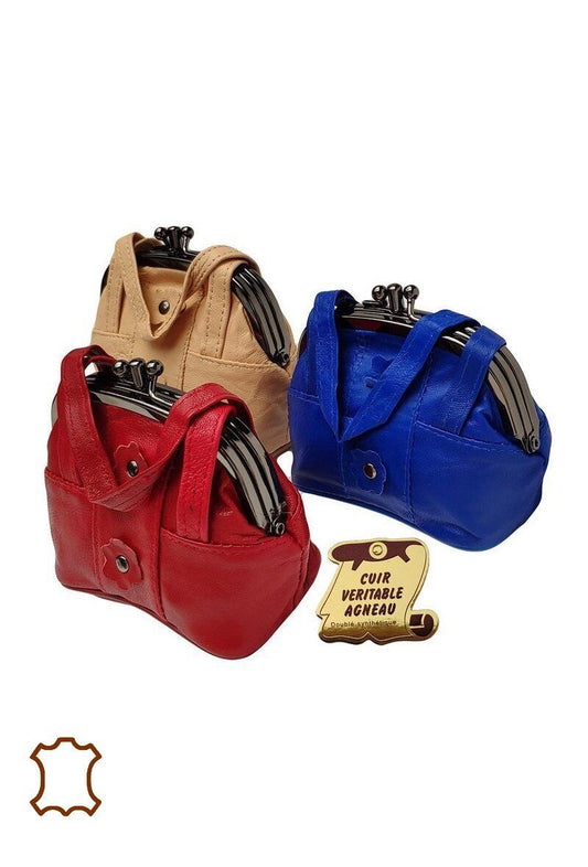 Women's Ladies Leather Wallet Pouch Purse Coin Super Soft Clutch Clip Top Purse image 1