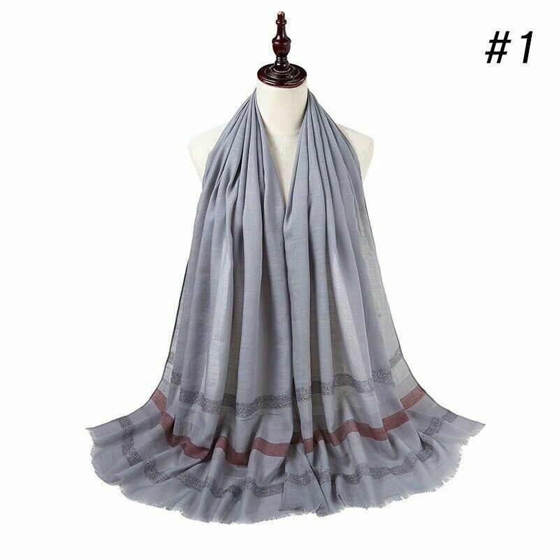 Ladies Scarf Check Print Wrap Shawl Scarves Poncho Oversized Light Womens Scarve image 7