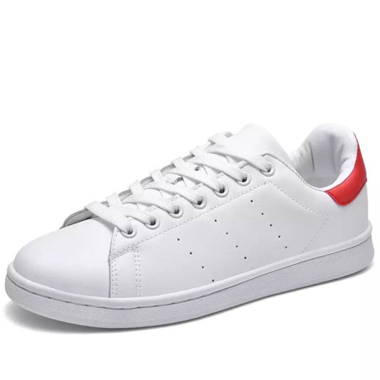 Women Girls Sneakers White Trainers Flat Shoe Light Comfortable Running Lace Up image 1