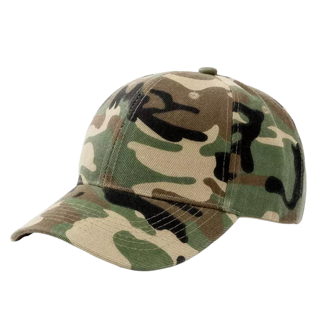 Unisex Camouflage Military Army Print Baseball Cap Sports Peak Hat Classic Cap image 0