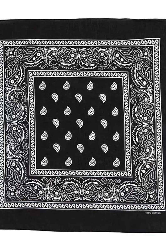 Bandana Paisley Cotton Bandana Head Wrap Neck Scarf Face Shield Head Wrist Band image 1