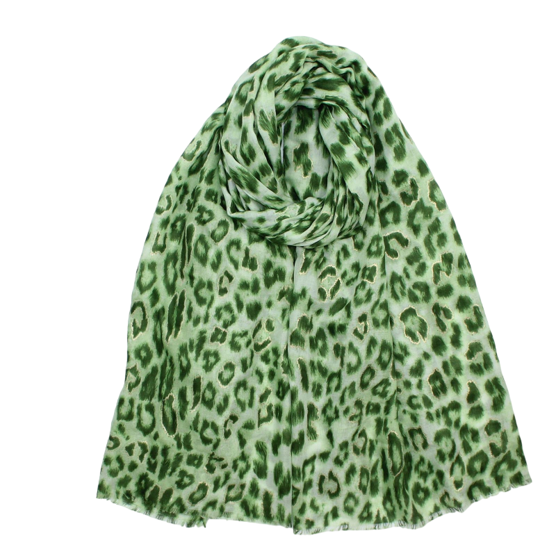 Women’s Scarf Leopard Print Scarves Printed Ladies Shawl Scarf Animal Print Scar image 3