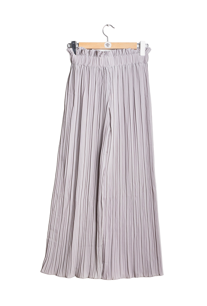 Ladies Pleated Trousers Wide Leg Pants Holiday Harem Pleated Baggy Trousers image 10