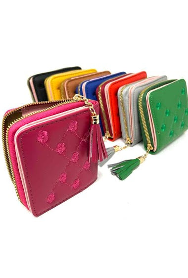 Woman Wallet Purse Multi colour travel purse Ladies soft leather organiser purse image 1