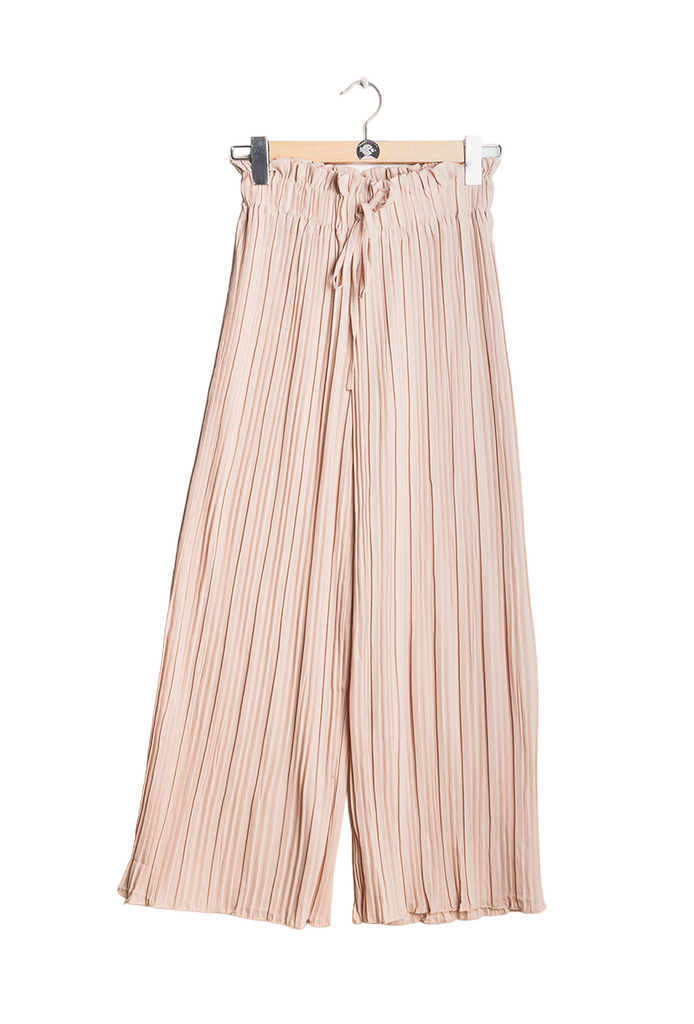 Ladies Pleated Trousers Wide Leg Pants Holiday Harem Pleated Baggy Trousers image 5