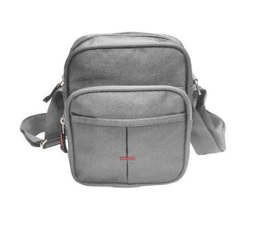 Unisex Canvas Shoulder Bag High Format Messenger Bag Card Coin Holder Travel Bag image 4