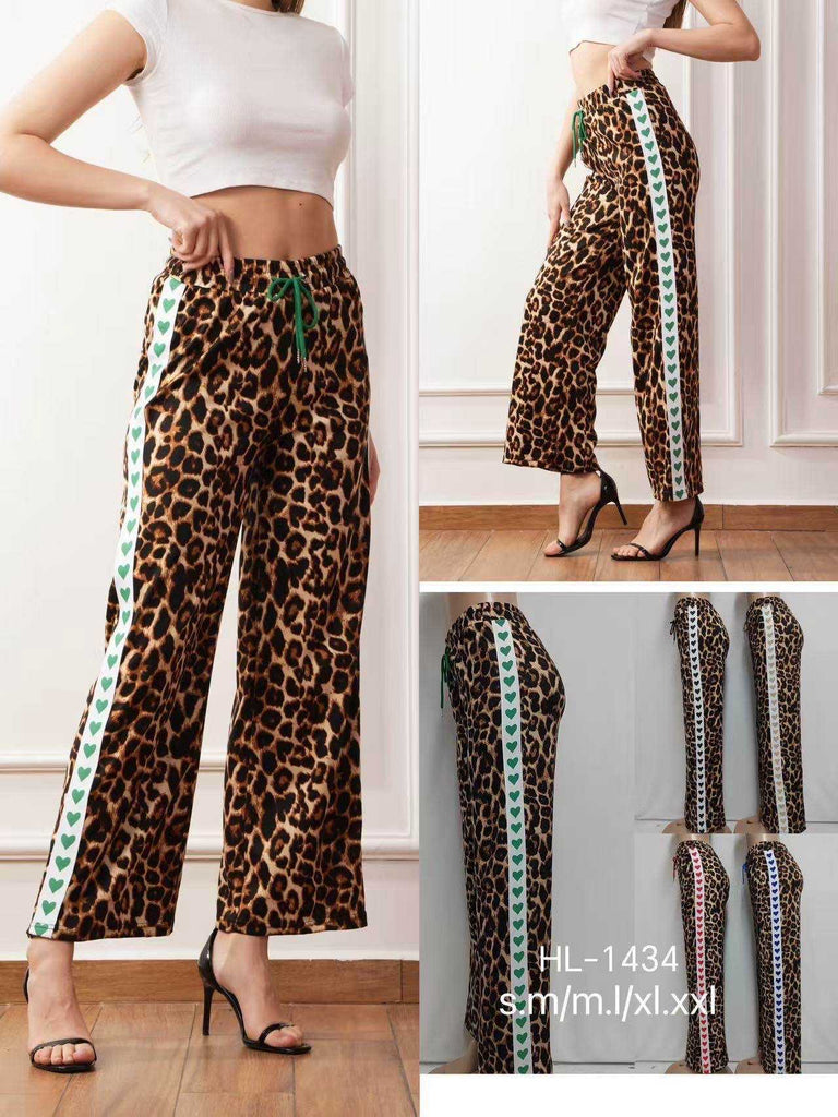 Womens Animal Print Trouser image 0