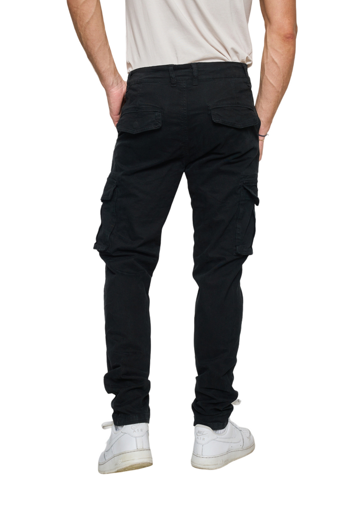 Mens New Elasticated Cargo Combat Work Cotton lightweight Trousers Pants Bottoms image 2