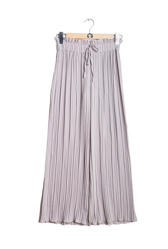 Ladies Pleated Trousers Wide Leg Pants Holiday Harem Pleated Baggy Trousers image 11