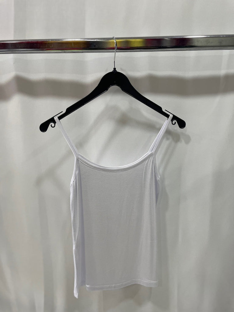 Women's Summer Basic Camisole Strap Scoop Neck Tank Top Plain Vest In Multicolor image 6