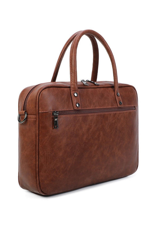 Unisex Laptop Bag Crossbody Organiser Office Work Soft Lightweight Handbag image 1