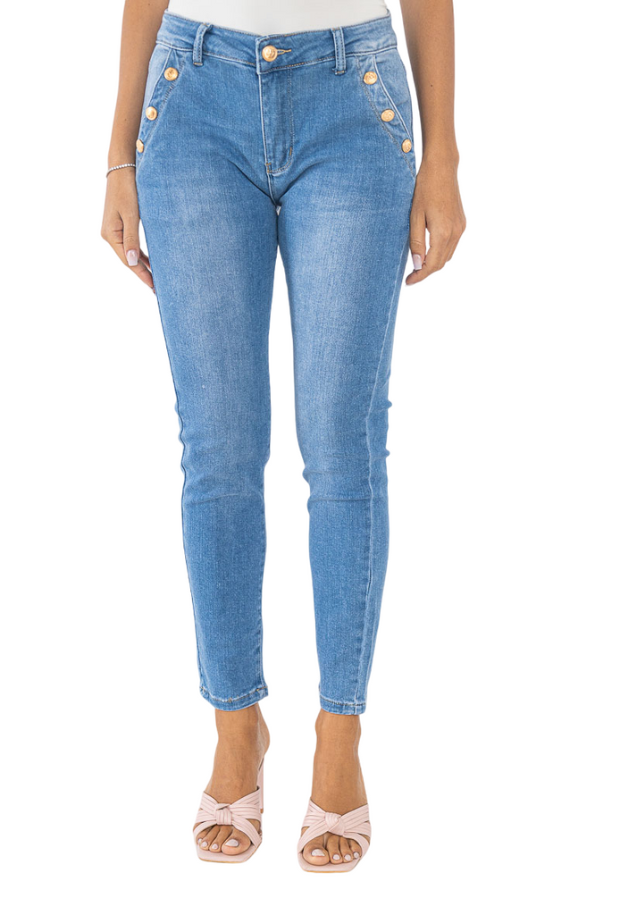 Womens Skinny Stretch Jeans Flared Push up Ladies Denim Slim Fit Pants 8-16 image 2